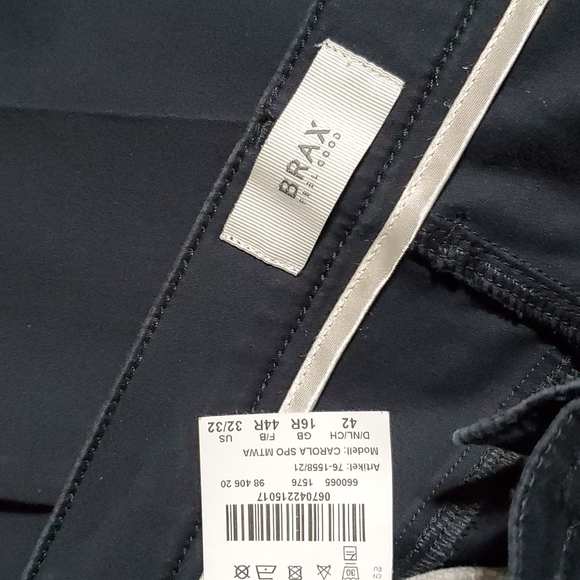 Brax feel good Carola Spo Mtwa 5 pocket sateen shape and fit trousers Size 32/32 - Picture 5 of 6